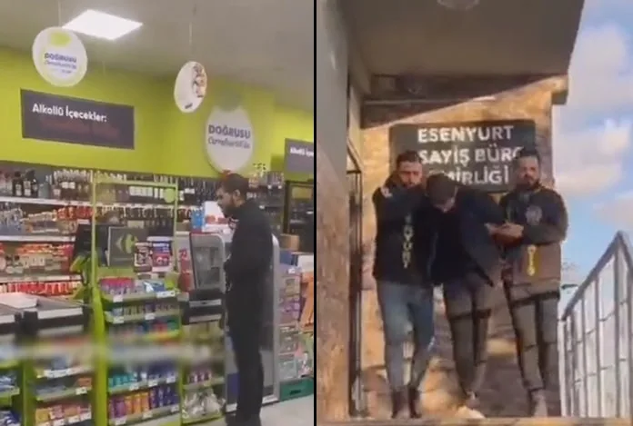 Market çalışanına ‘Burada alkol satılıyor, başın açık ne gerek var’ diyen Faslı gözaltına alındı