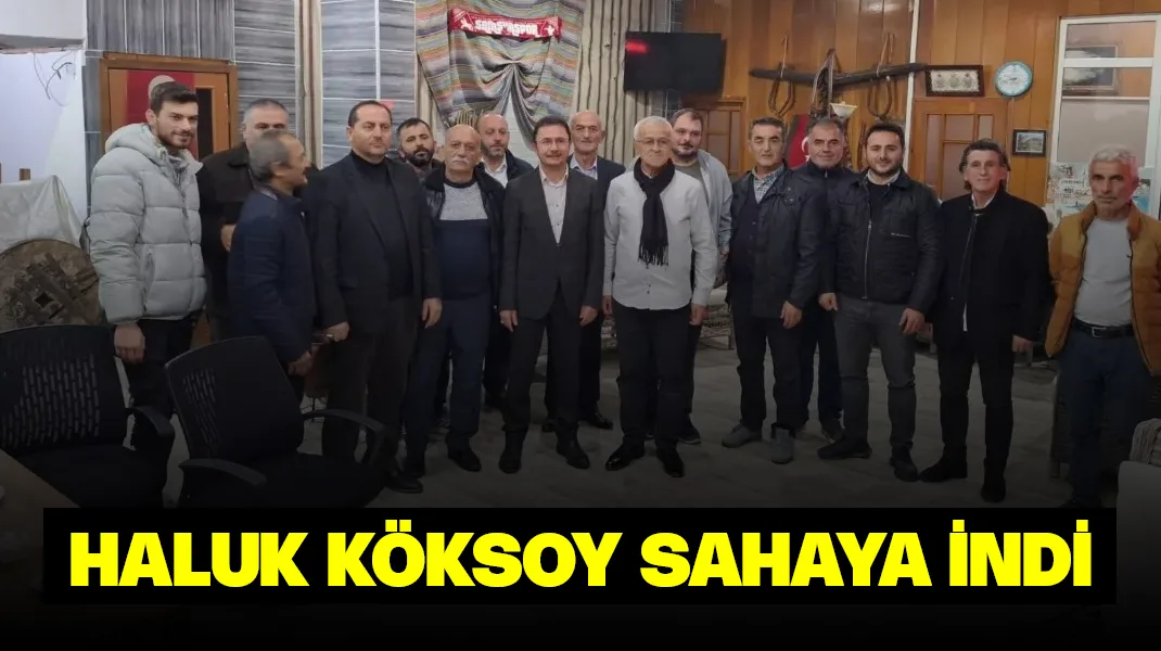 Haluk Köksoy sahaya indi