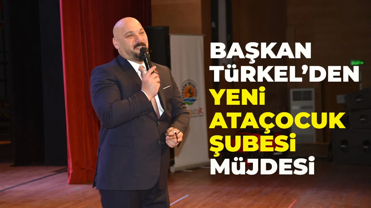 Ataçocuk’un mezuniyet törenine katılan Başkan Türkel, yeni şube müjdesi verdi