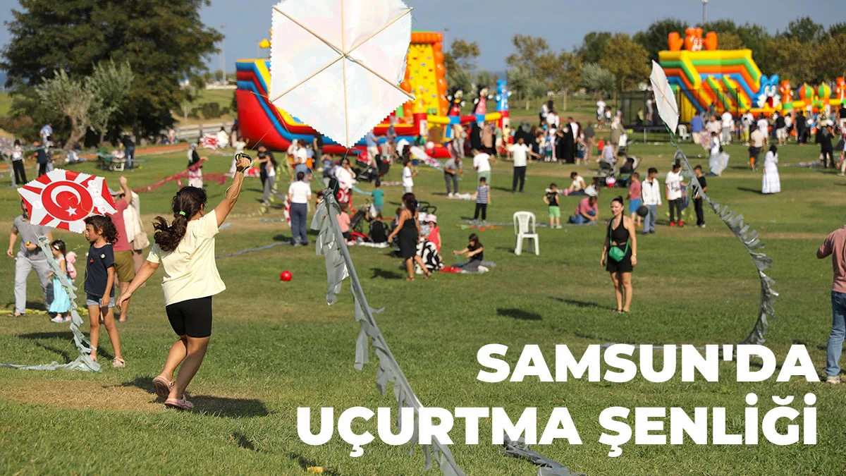 Samsun’da Uçurtma Şenliği Düzenlendi