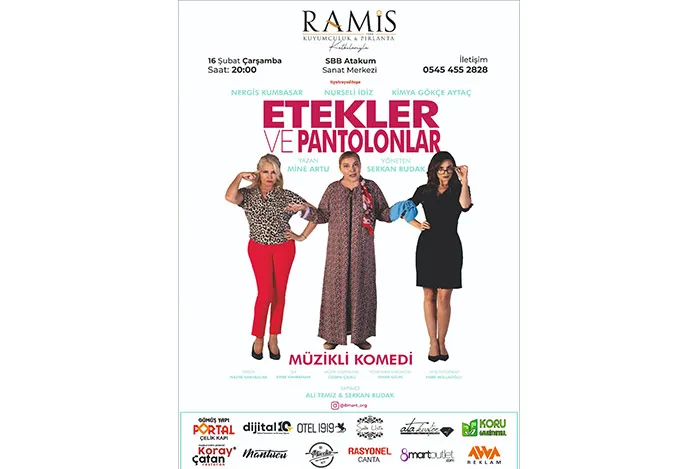 Etekler ve Pantolonlar oyunu Samsun’a geliyor