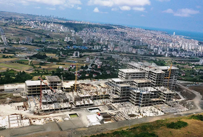Samsun Şehir Hastanesi’nde sona doğru