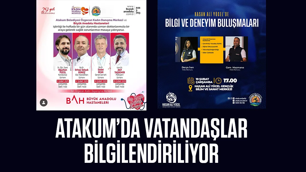 Atakum’da vatandaşlar bilgilendiriliyor