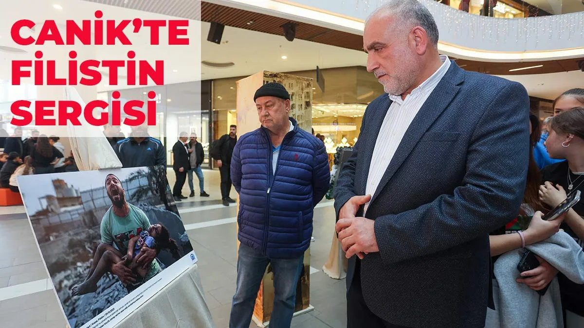 Canik’teki Filistin Sergisi Büyük Beğeni Topladı