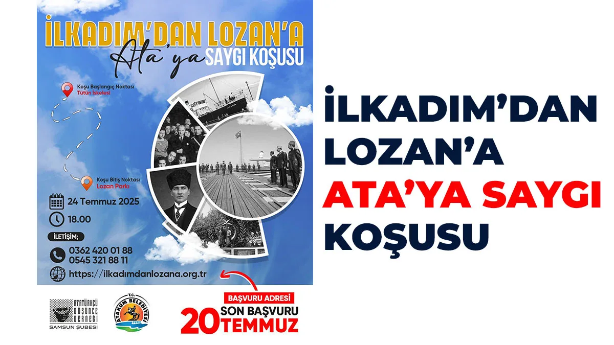 Cumhuriyet sevdalıları ‘İlkadım’dan Lozan’a Ata’ya Saygı Koşusu’nda buluşuyor