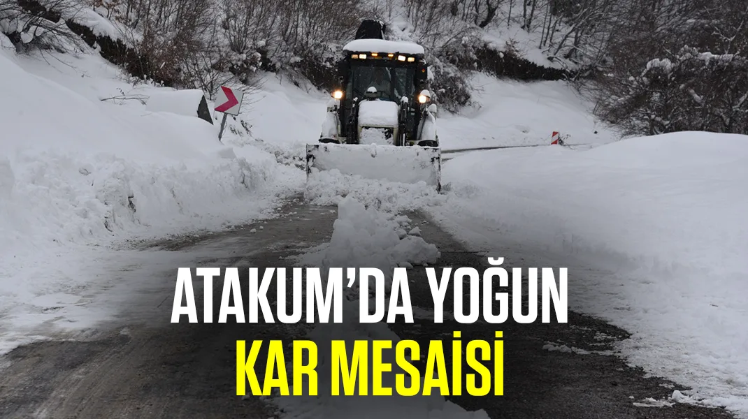 Atakum Belediyesi’nden kar seferberliği