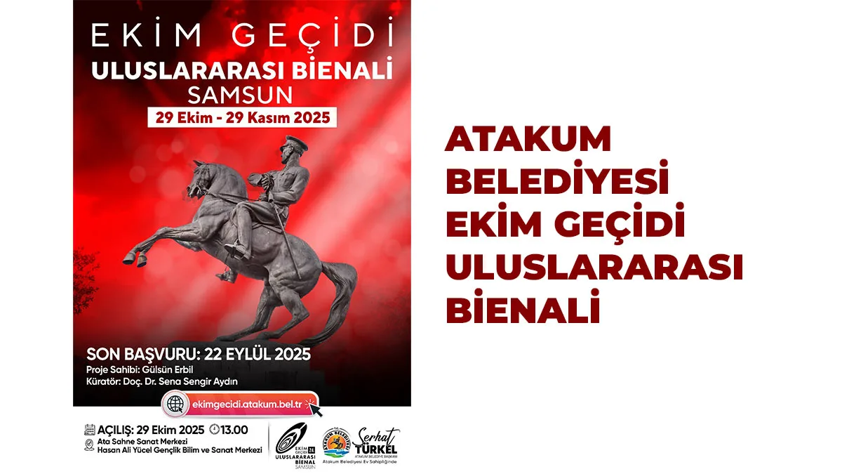 Atakum Belediyesi, ‘Ekim Geçidi Uluslararası Bienali’ne ev sahipliği yapıyor
