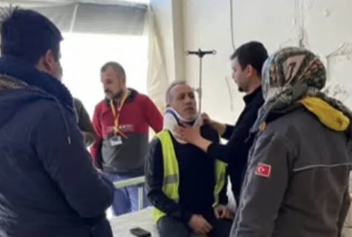 Haluk Levent Pazarcık’a yardım götürürken kaza geçirdi
