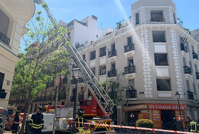 Madrid’de büyük patlama: 17 yaralı