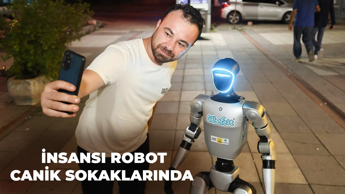 İnsansı Robot Canik Sokaklarında