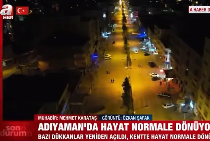 Kahta Belediye Başkanı’ndan “Adıyaman’da hayat normale dönüyor” haberi yapan A Haber’e sert tepki
