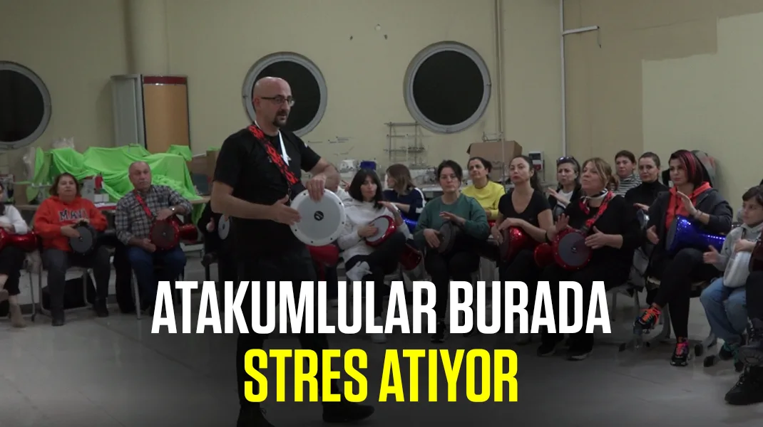 Atakumlular burada stres atıyor