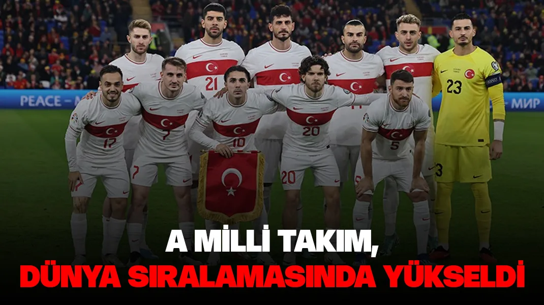 A Milli Takım dünya sıralamasında yükseldi