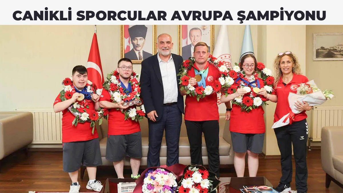 Canikli Sporcular Avrupa Şampiyonu
