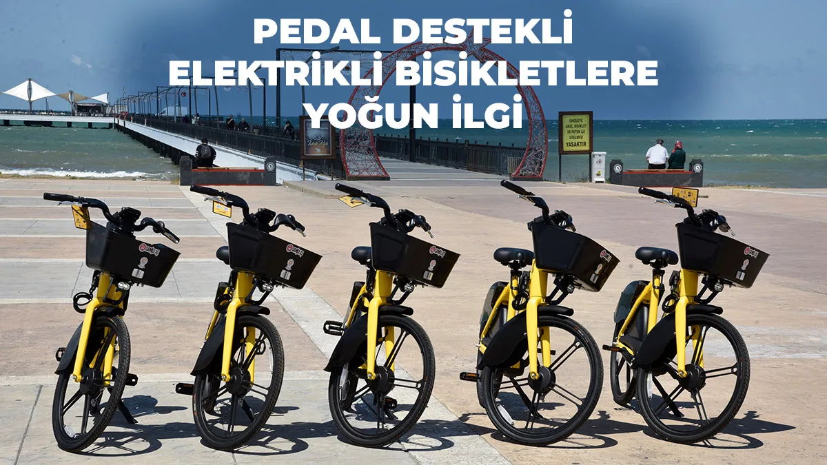Pedal Destekli Elektrikli Bisikletlere Yoğun İlgi