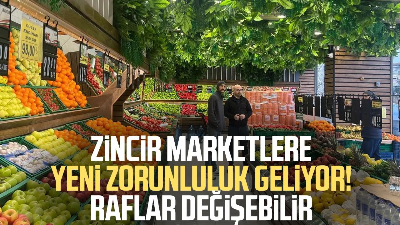 Hal Yasası'nda değişiklik: Zincir marketlere yerli ürün zorunluluğu geliyor