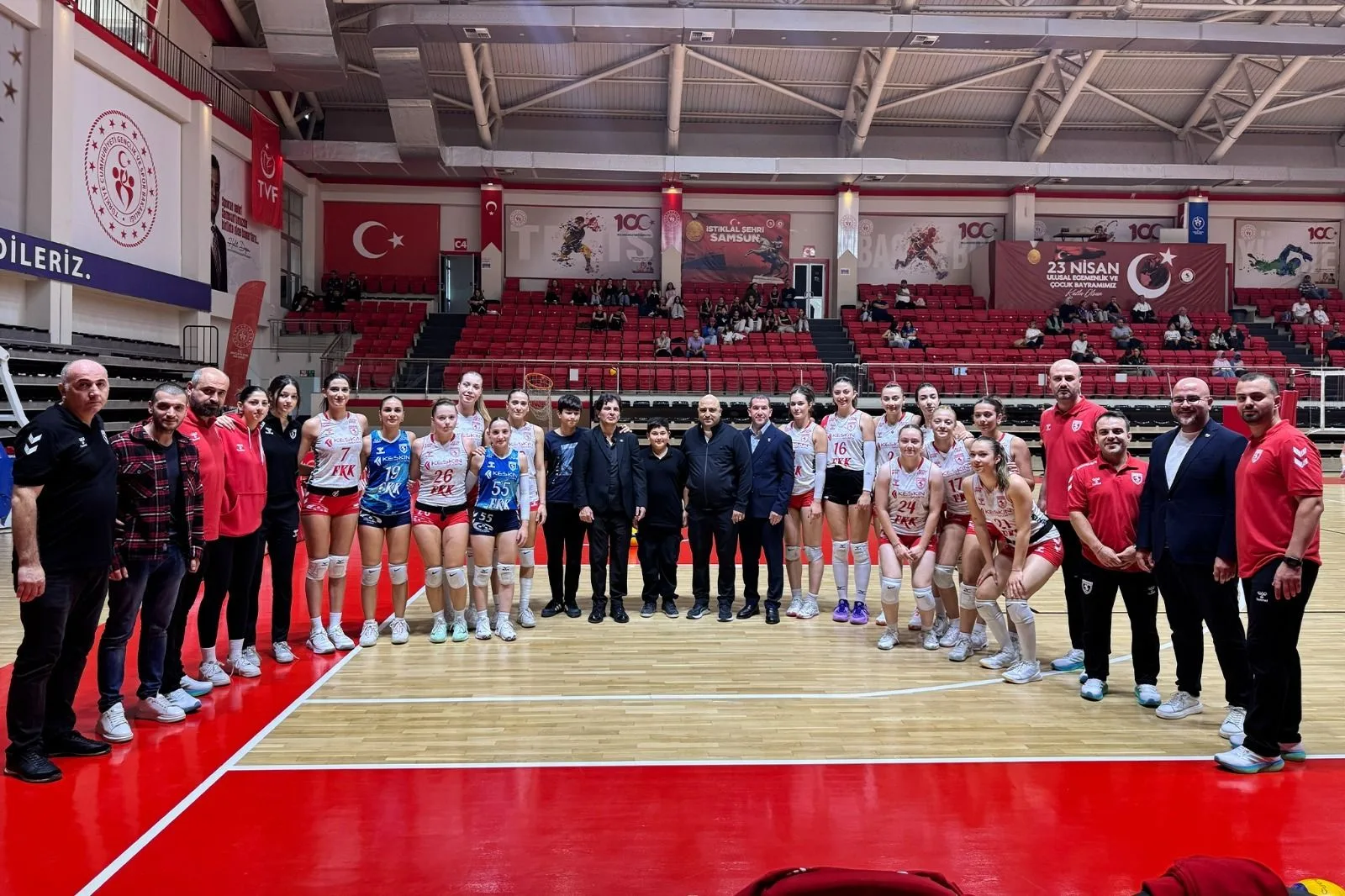 Konelsis Enerji Samsunspor 2. Ligde 4 Maçta da Set Vermedi