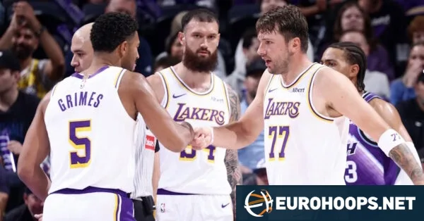 Doncic'in 52 sayısı Lakers'a Utah Jazz karşısında galibiyet getirdi