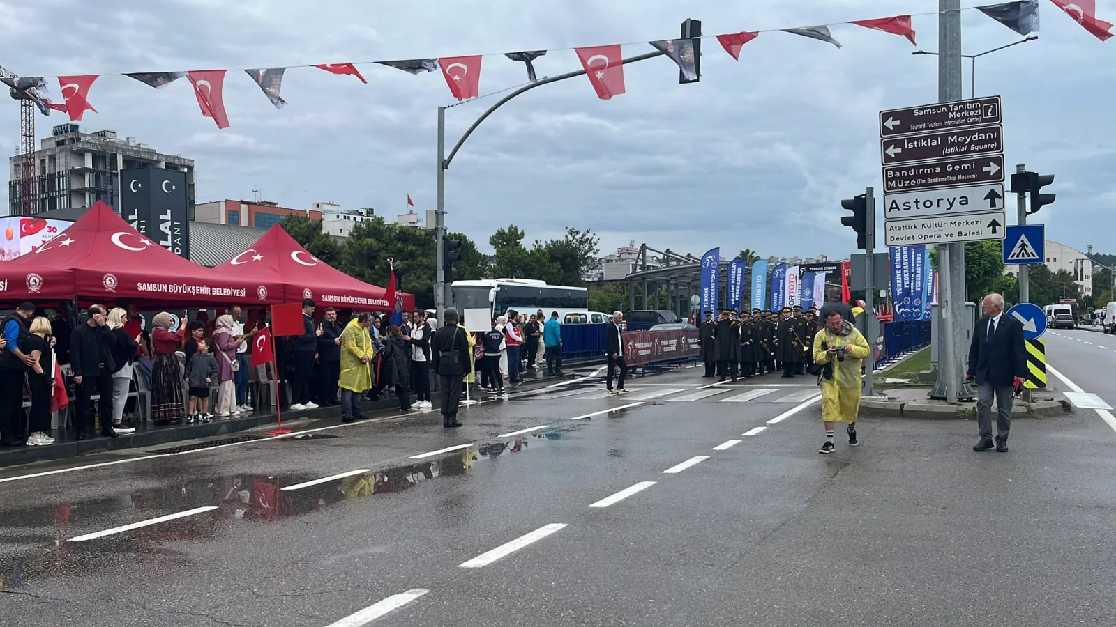 Samsun'da 30 Ağustos Zafer Bayramı 104. Yıl Coşkusuyla Kutlandı