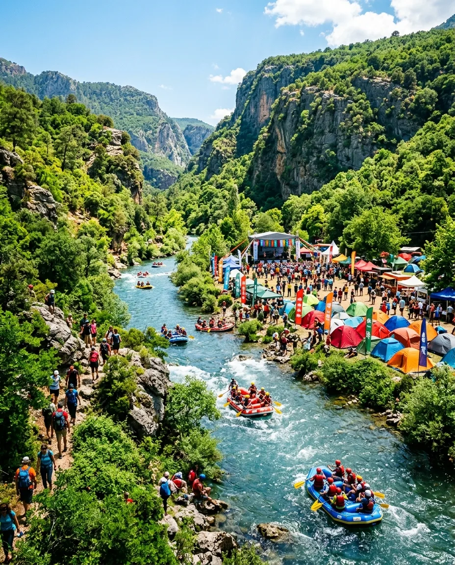 Bafra Kapıkaya'da Doğa Sporları ve Kültür Festivali Başlıyor