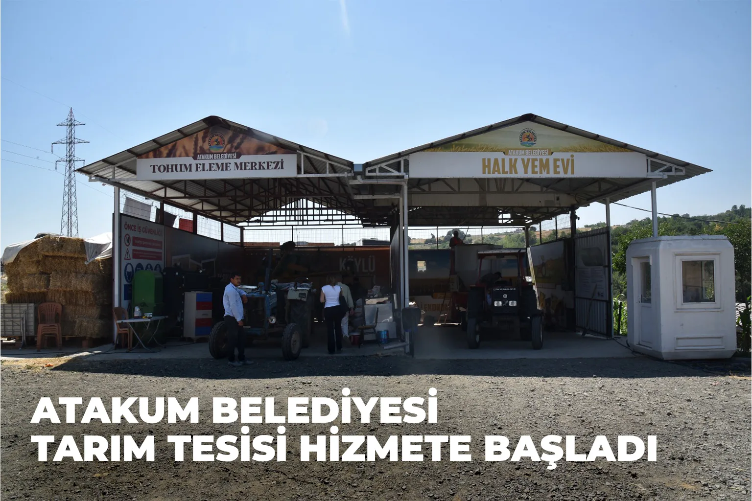 Atakum Belediyesi Tarım Tesisi hizmete başladı