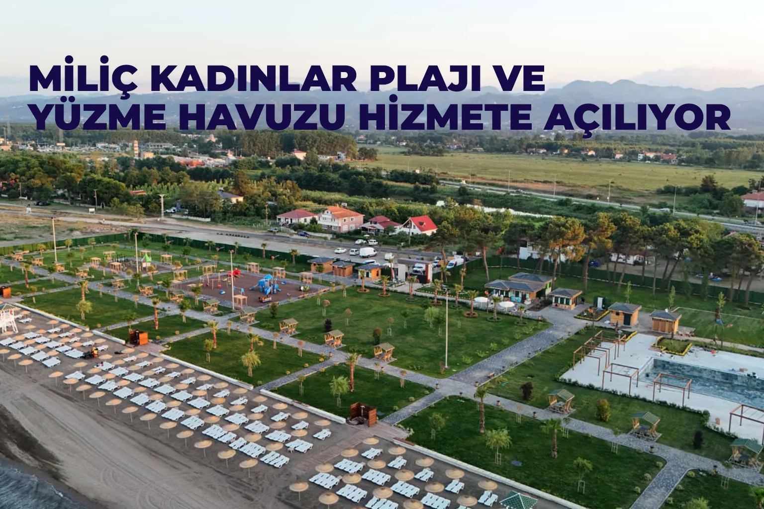 Miliç Kadınlar Plajı Ve Yüzme Havuzu Hizmete Açılıyor