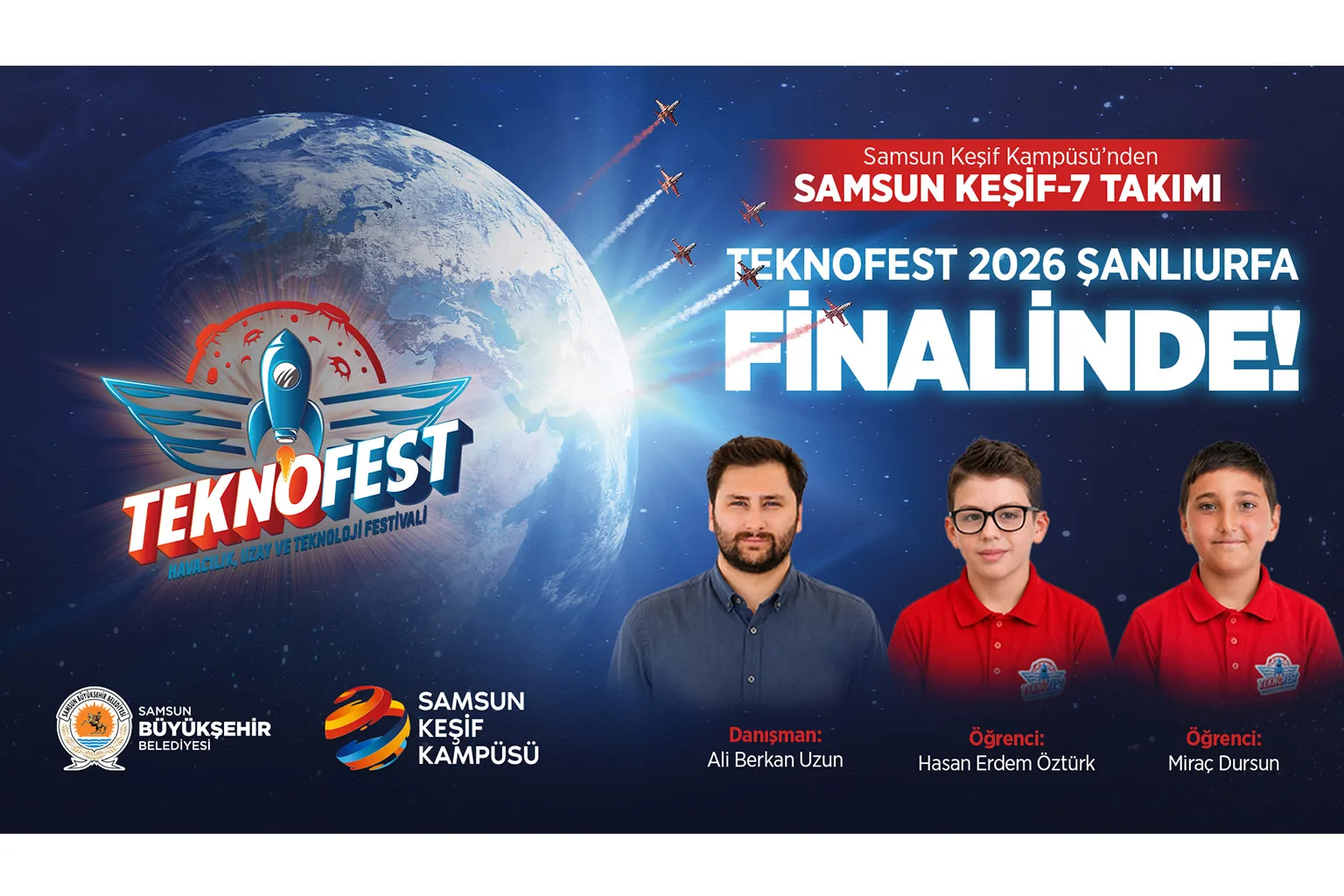 Keşif Kampüsü Takımları Teknofest Şanlıurfa Finalinde Yarışmaya Hak Kazandı