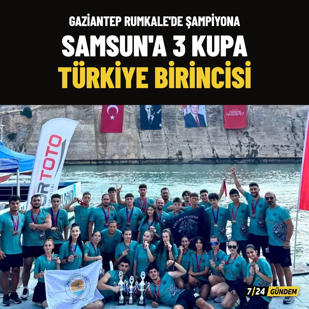 Dragon Bot Yarışı’nda Samsun Büyükşehirli Sporcular Şehre 3 Kupa İle Döndü