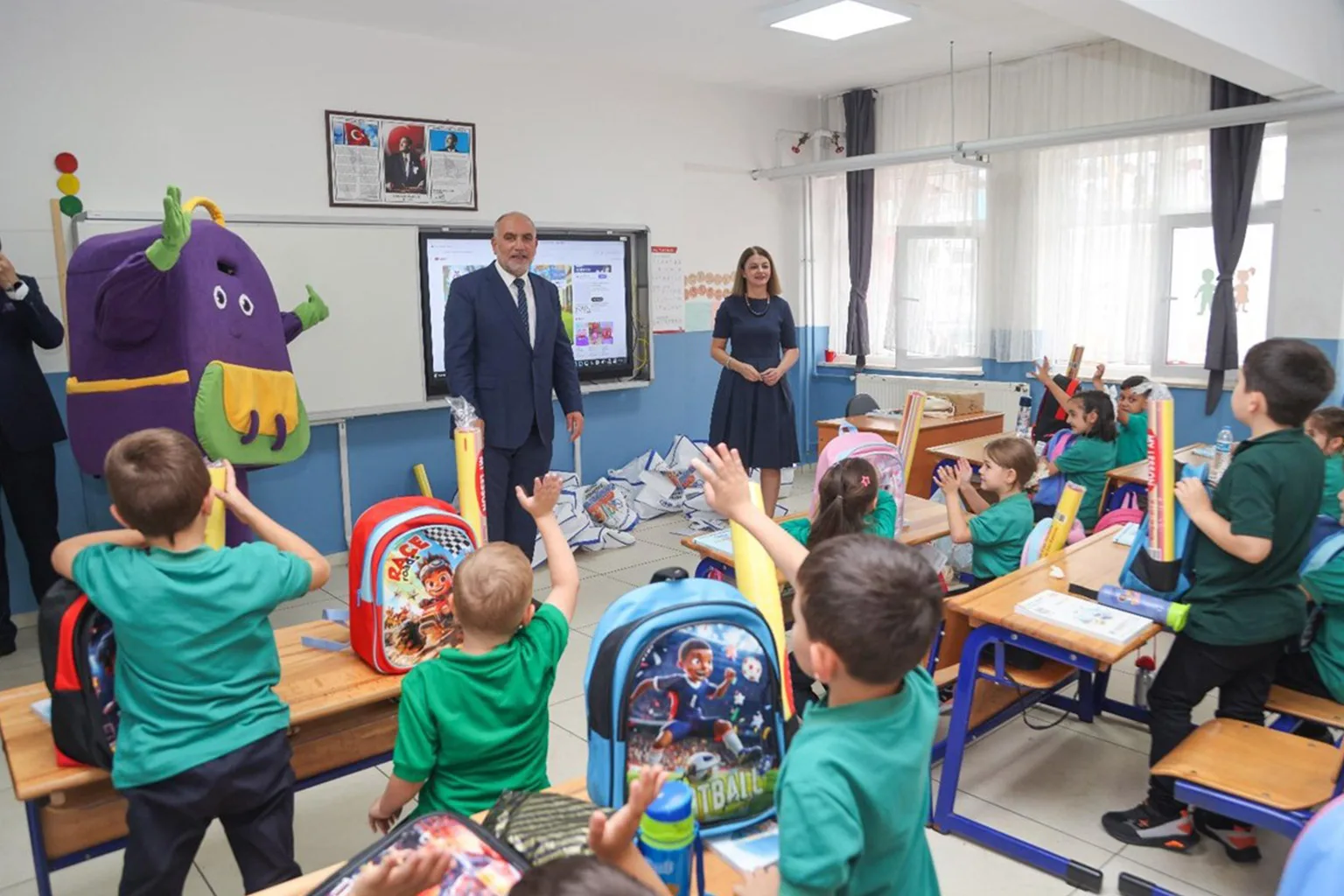 Canik'te Hem Öğrenciler Hem Aileler Sevinçli