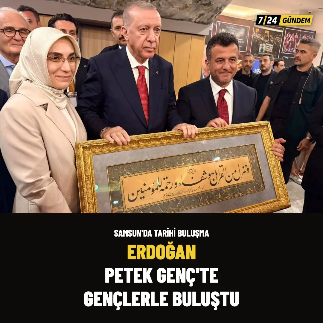 Petek Genç Cumhurbaşkanı Erdoğan’ı Ağırladı