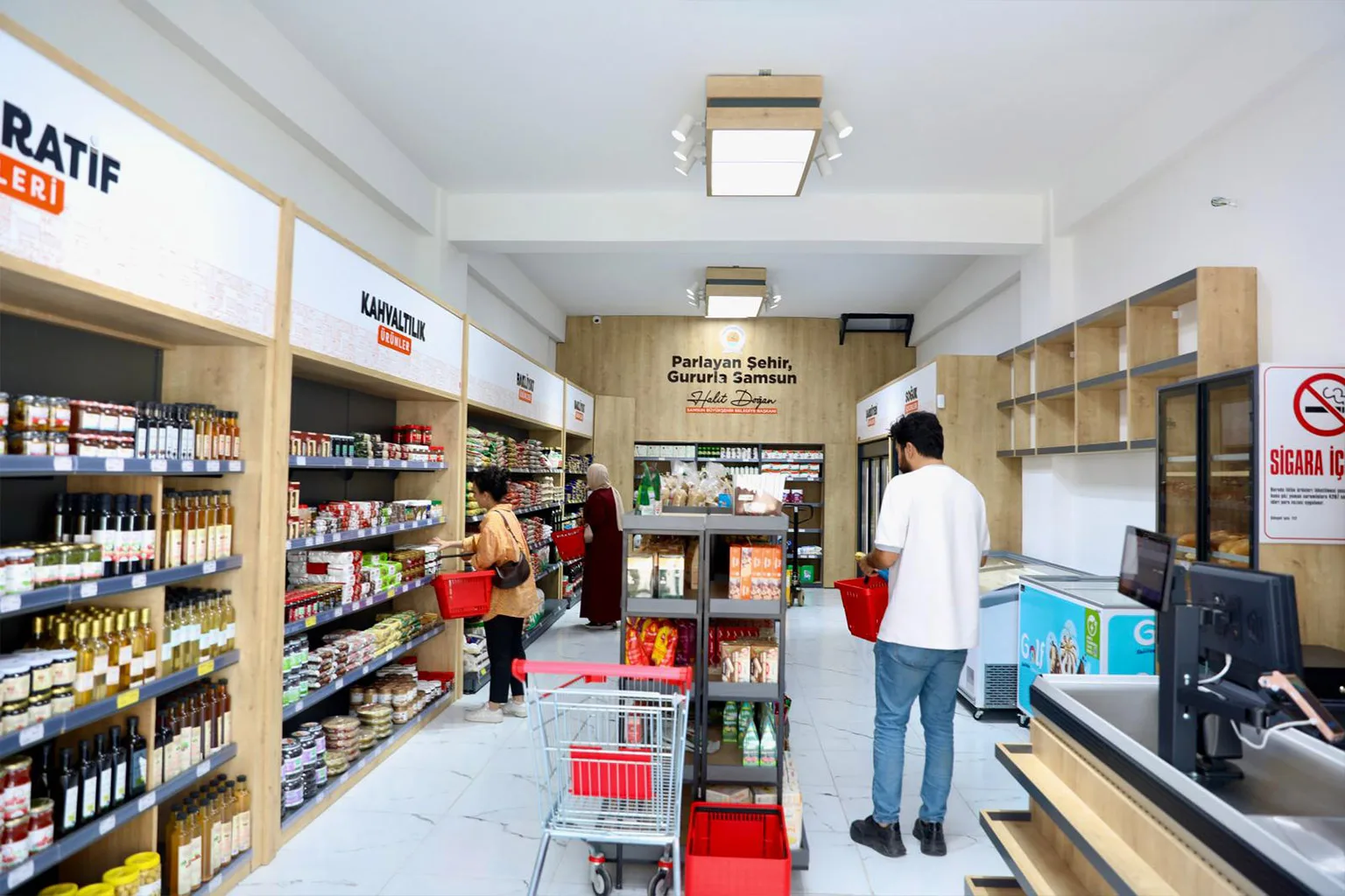Samsun Market Yeni Yerinde