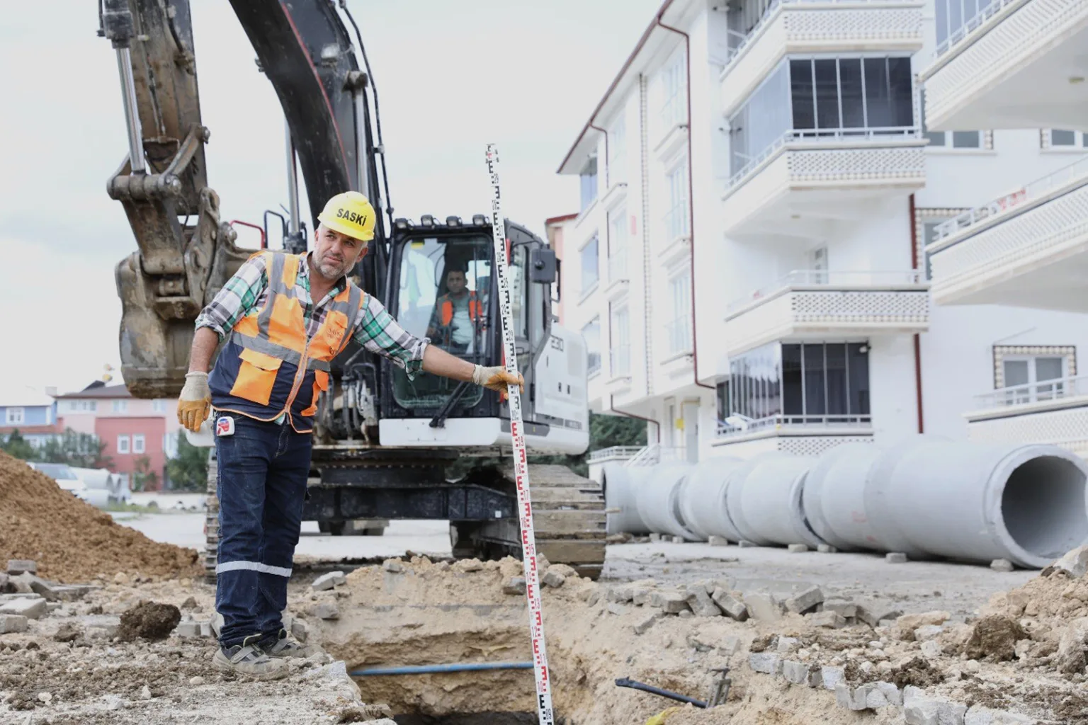 Saski’den Ladik’e 15,5 Kilometrelik Yeni Altyapı Yatırımı