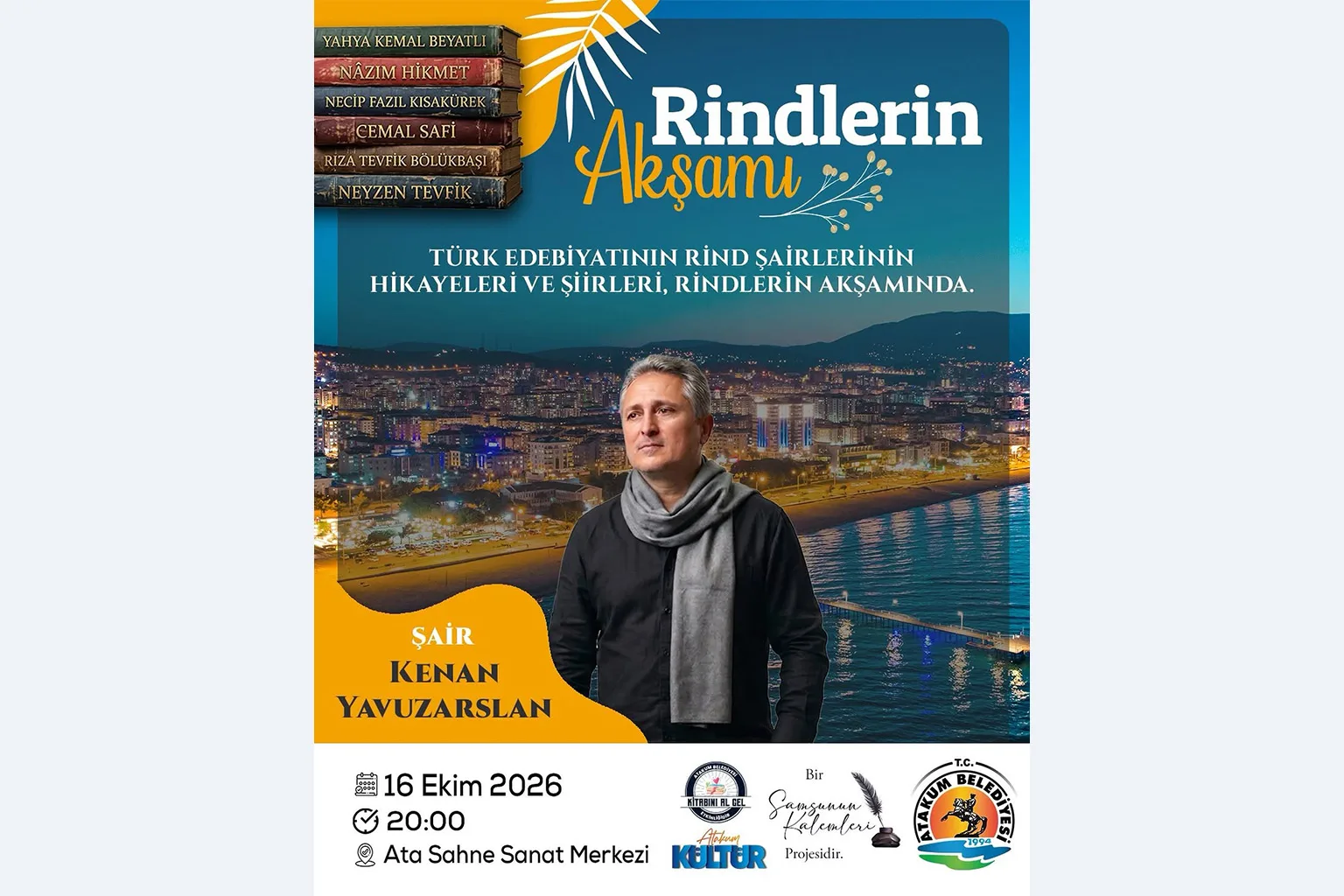 Edebiyatın duayenleri Ata Sahne’de şiirlerle anılacak