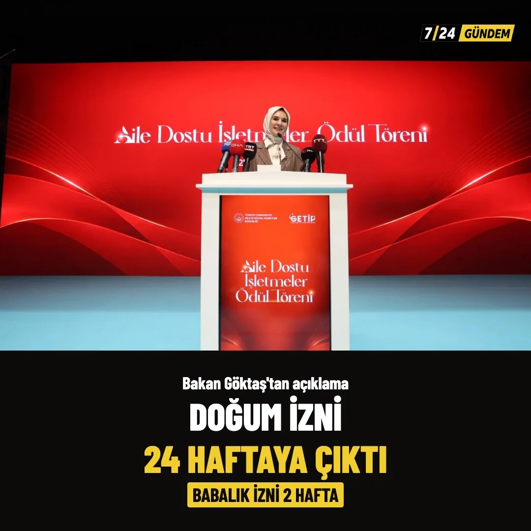 Bakan Göktaş, Gebze'deki Aile Dostu İşletmeler Ödül Töreni'nde konuştu