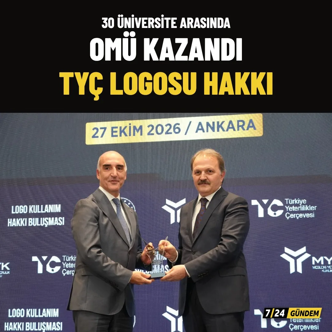 OMÜ, Türkiye Yeterlilikler Çerçevesi logosu kullanma hakkı kazandı