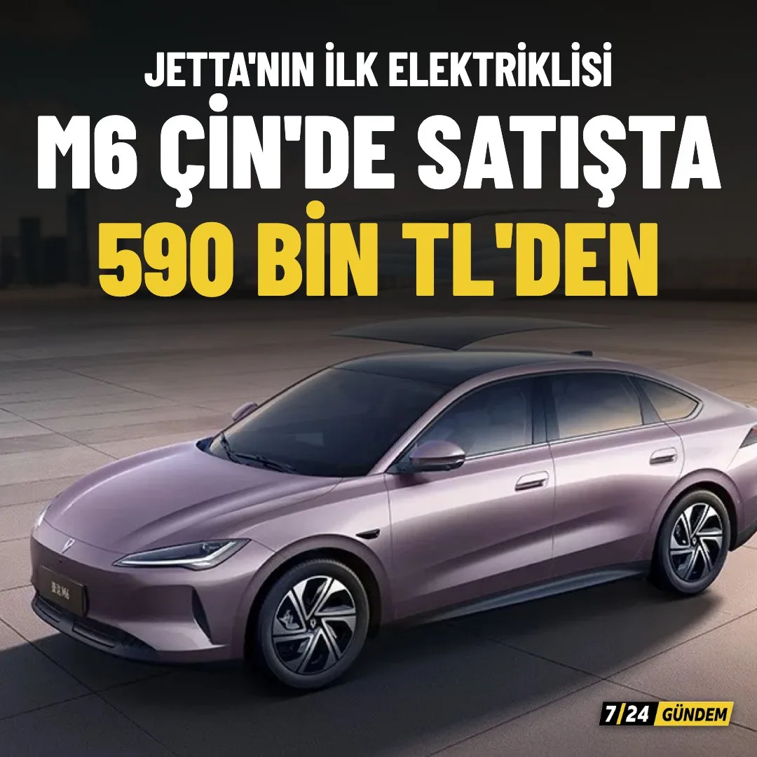 Elektrikli Jetta M6, Çin'de 590 bin TL'den satışa sunuldu